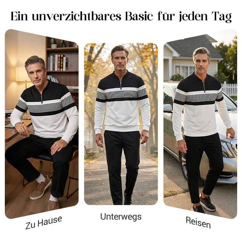 ⌛ Nur noch 3 Tage – 50 % auf alles! ⏰Herren-Set: Pullover mit grafischem Druck und Hose