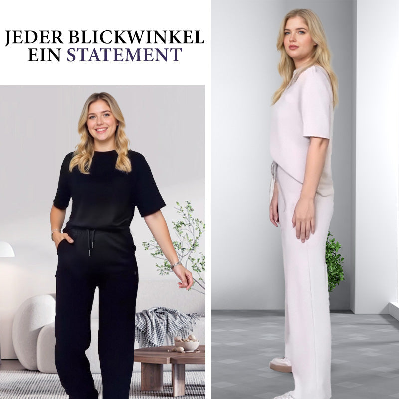💕Schickes 2-teiliges Damen-Outfit: Bequemes Top & passende Hose