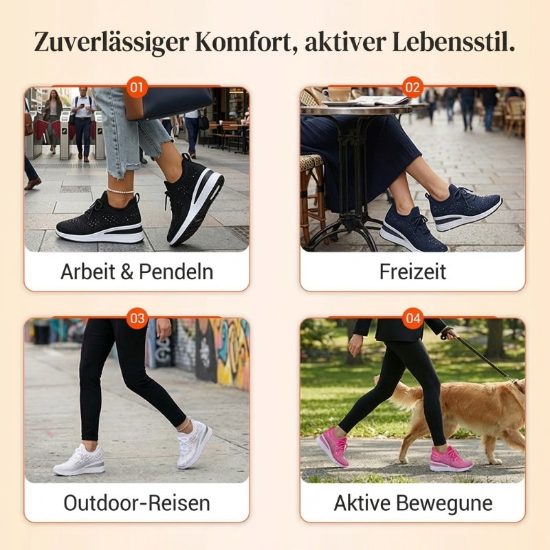 👟 50% RABATT! ✨ Atmungsaktive Sneaker aus Mesh mit Strassverzierung – Funkelndes Design, Leichte Belüftung & Rutschfeste Sohle 💎