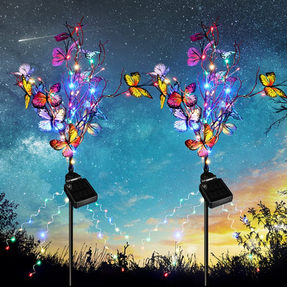 🔥Heißer Verkauf🦋💐Solar-Schmetterlingslichter für den Außenbereich