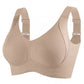 🎁Kaufen Sie 1 und erhalten Sie 3 Packungen💕Gerippter Push-up-BH für Frauen, verstellbar, kabellos