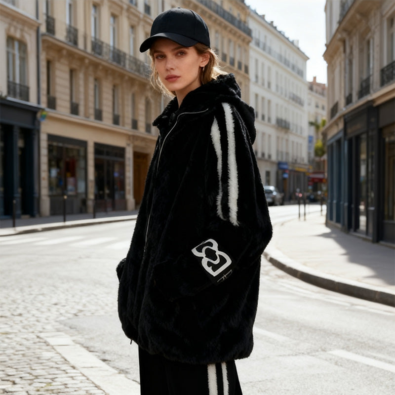 🔥Black-Friday-Mega-Angebot – 50% Rabatt!🔥Damen-Freizeitmantel mit Kapuze und Reißverschluss