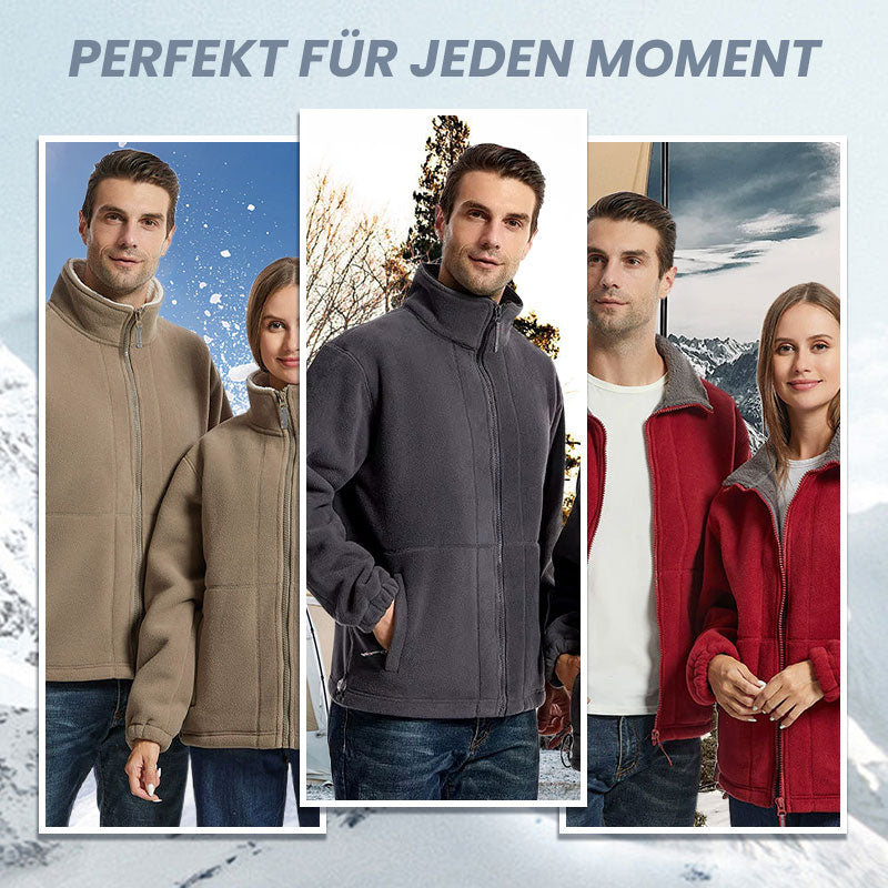 🔥Black-Friday-Mega-Angebot – 50 % Rabatt!❄️Kostenloser Versand Herren-Doppelfleecejacke