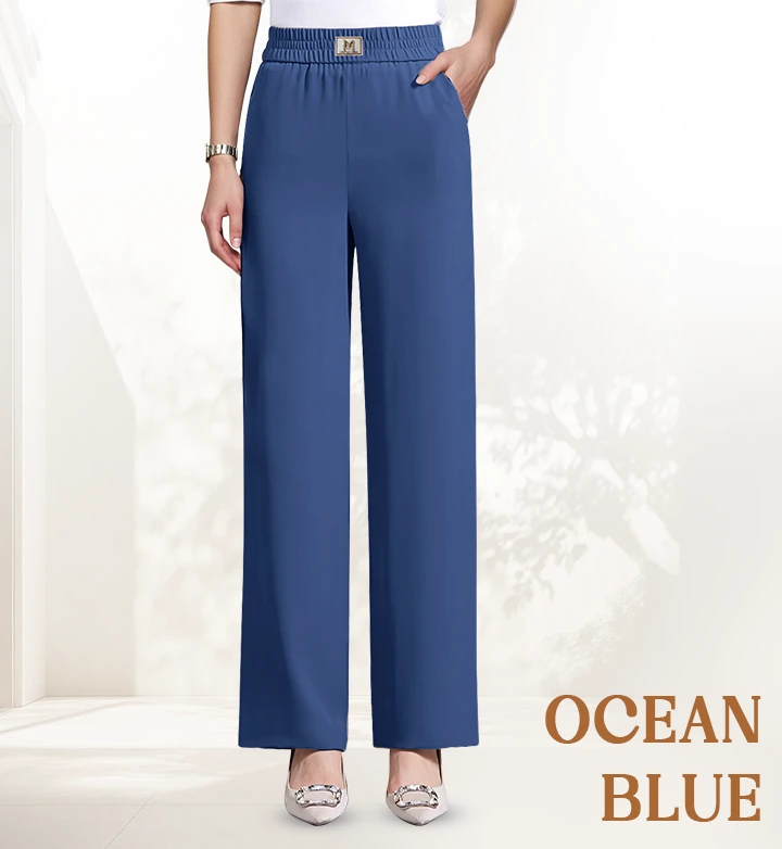 ⏳Nur für kurze Zeit: 50 % Rabatt⏰Perfekt fallende Stretch-Hose mit hoher Leibhöhe und elastischem Bund👖