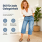 📢Mid-Season Sale: −50% nur für kurze Zeit⏰Lässige, elastische, verkürzte Jeanshose für Damen