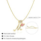 💖Last Day 50% OFF✨3-Layering Initial A-Z Letter Pendant Necklaces🎀