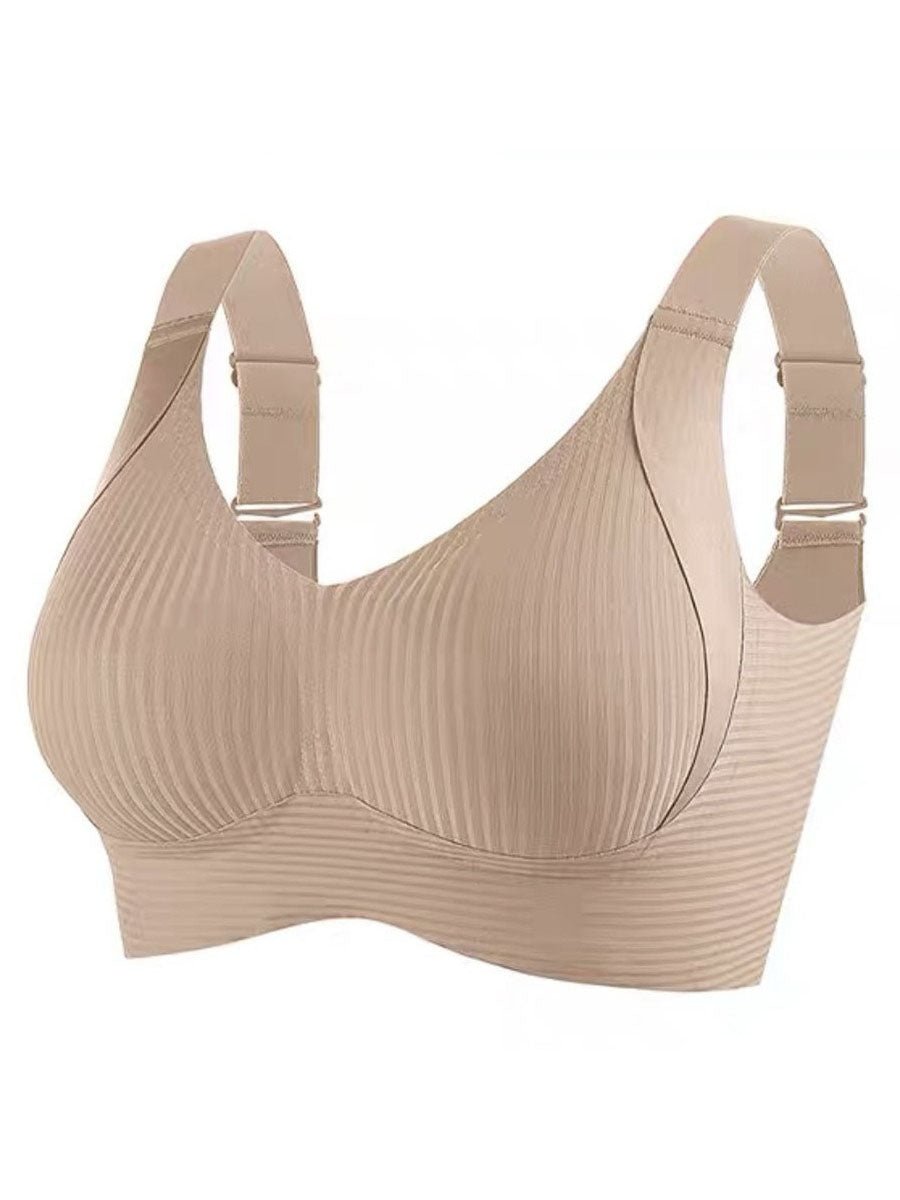 2-teiliges Set🎁 1 Kaufen, 1 Gratis 💕 Damen Rippenstrick Push-Up Verstellbarer Drahtloser BH
