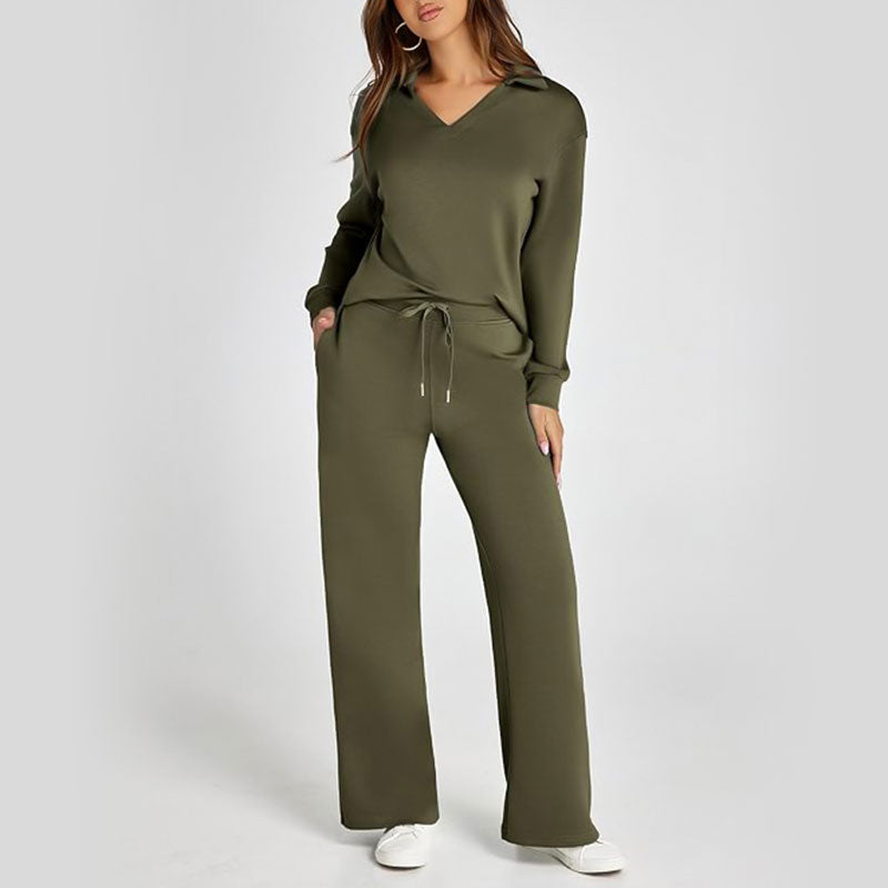 🎁Heißer Verkauf 50 % RABATT⏳ 2-teilige Outfits für Damen, lässige Langarm-Trainingsanzüge