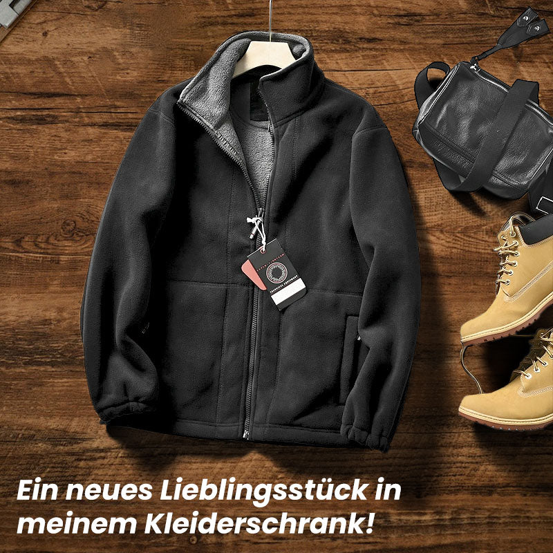🔥Black-Friday-Mega-Angebot – 50 % Rabatt!❄️Kostenloser Versand Herren-Doppelfleecejacke
