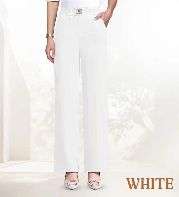 ⏳Nur für kurze Zeit: 50 % Rabatt⏰Perfekt fallende Stretch-Hose mit hoher Leibhöhe und elastischem Bund👖