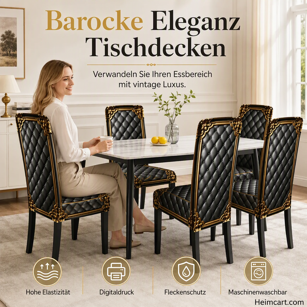 ⏳🔥ZEITLICH BEGRENZT 50% RABATT! ⏰🖤Waschbarer Stretch-Stuhlbezug🪑✨