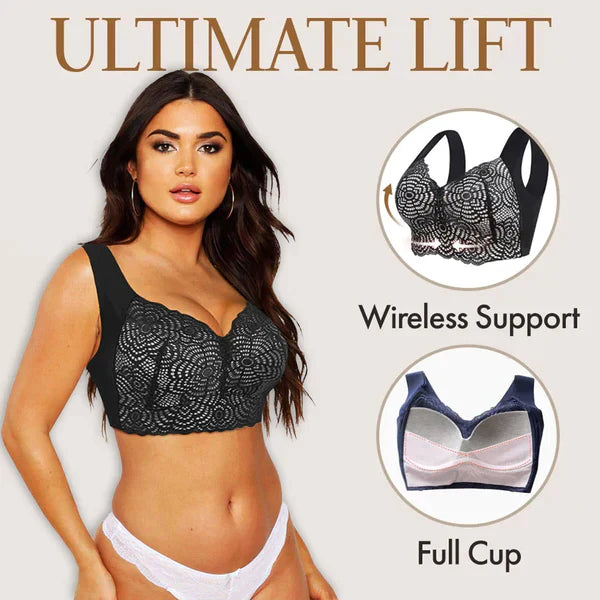 🔥👙LETZTER TAG – 2 kaufen, 1 gratis (3 Stück) 🔥| Ultimativer Lift-Stretch-BH aus nahtloser Spitze mit voller Form