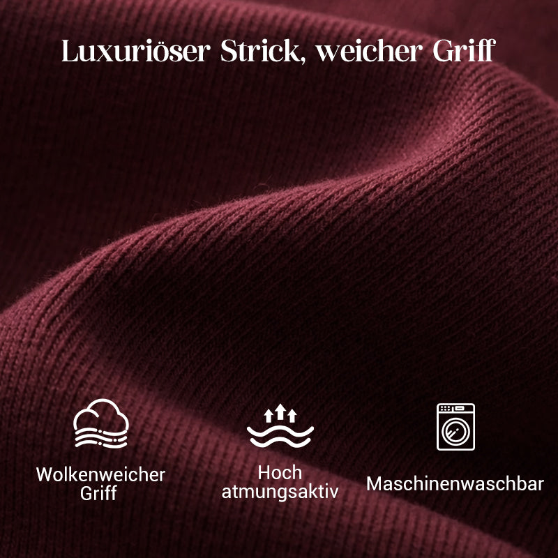 ⌛ Nur noch 3 Tage – 50 % auf alles! ⏰Sweatshirt mit hohem Kragen und seitlichem Reißverschluss & Hose im Set