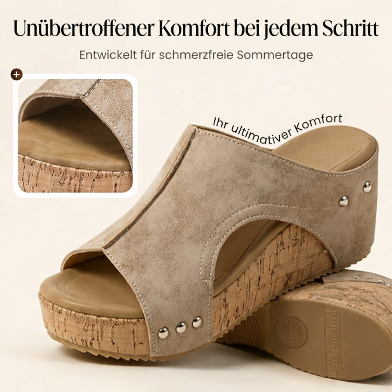 👡✨ Keilsandaletten mit Nietenverzierung für Damen – Trendiges Design, Bequeme Passform & Perfekt Für Den Sommer ☀️