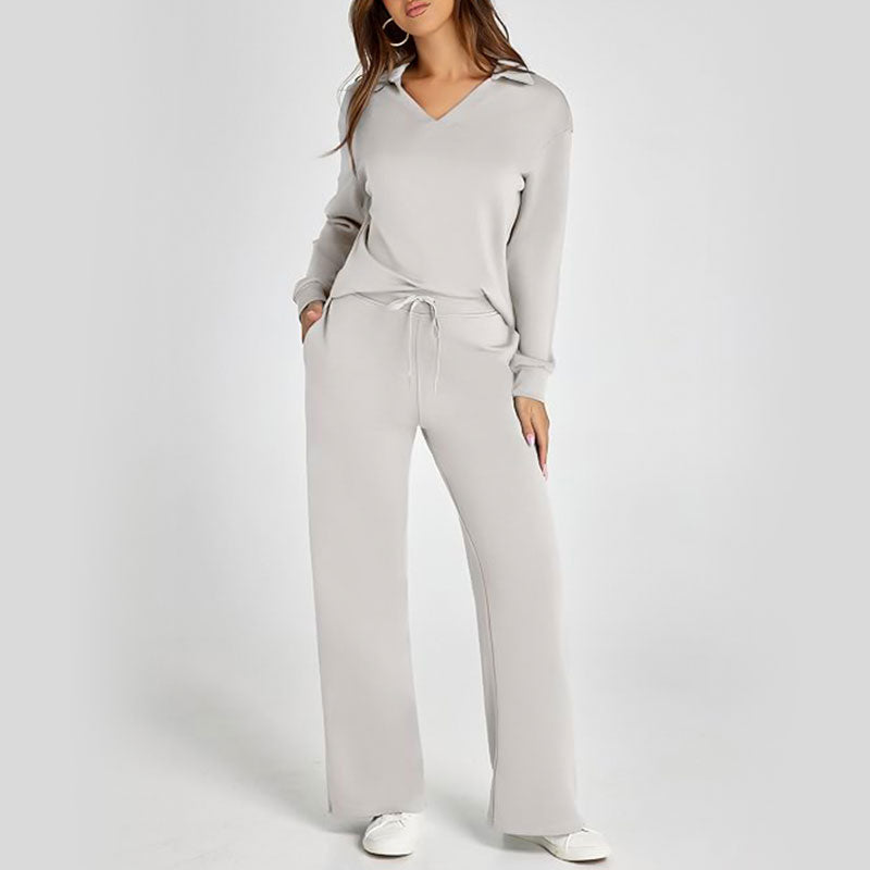 🎁Heißer Verkauf 50 % RABATT⏳ 2-teilige Outfits für Damen, lässige Langarm-Trainingsanzüge