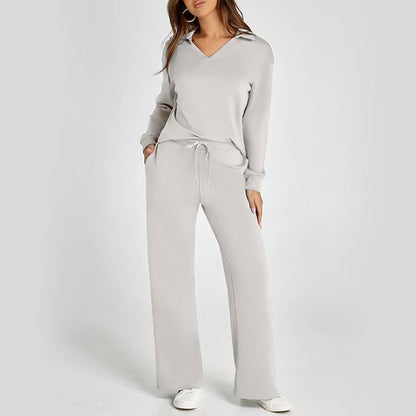 🎁Heißer Verkauf 50 % RABATT⏳ 2-teilige Outfits für Damen, lässige Langarm-Trainingsanzüge