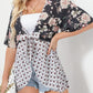 🌸Damen-Kimonos mit Blumenmuster, Rüschenärmeln und Bindegürtel – luftige Boho-Cardigans im lockeren Schnitt