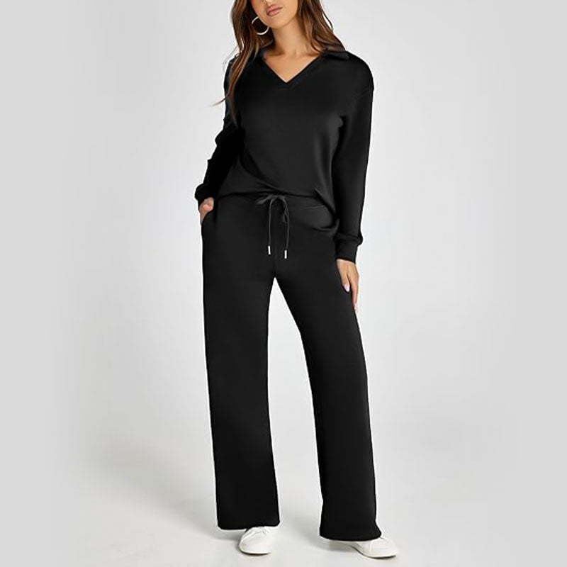 🎁Heißer Verkauf 50 % RABATT⏳ 2-teilige Outfits für Damen, lässige Langarm-Trainingsanzüge