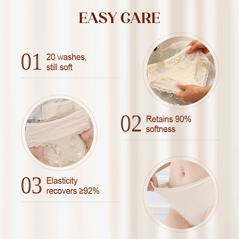 ⏳ Letzter Tag: 50 % auf das gesamte Sortiment!⏰Damen-Softspitze-Mid-Rise-Slip