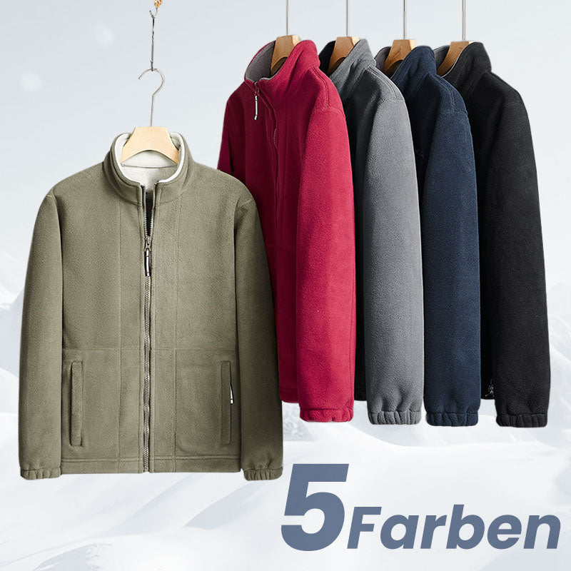 🔥Black-Friday-Mega-Angebot – 50 % Rabatt!❄️Kostenloser Versand Herren-Doppelfleecejacke