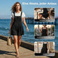 Ärmelloser Weitbein-Jumpsuit für Sommerbrisen