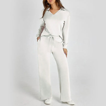 🎁Heißer Verkauf 50 % RABATT⏳ 2-teilige Outfits für Damen, lässige Langarm-Trainingsanzüge