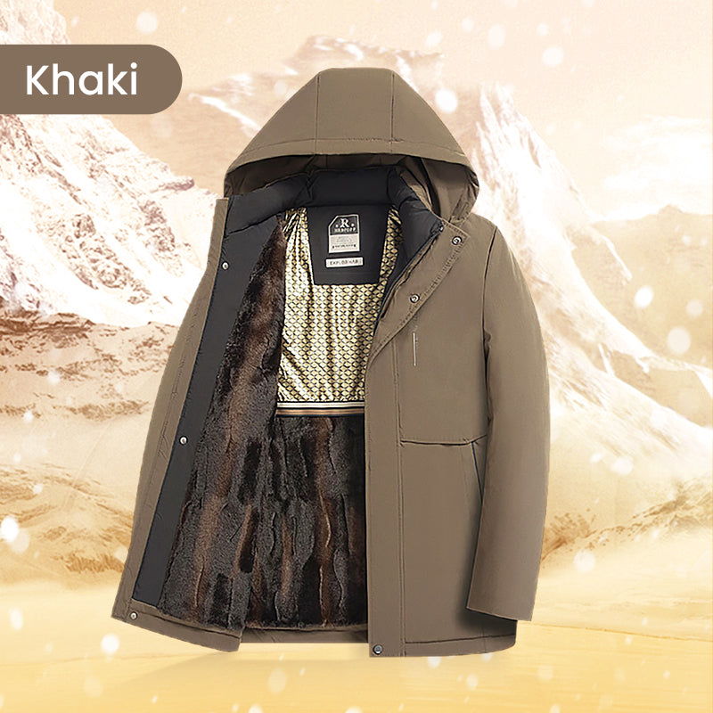 🔥Black-Friday-Mega-Angebot – 50 % Rabatt!🔥Isolierter Parka mit Kapuze für Herren