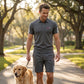 👕 2-teiliges Freizeit-Set für Herren – Kurzarm-Oberteil & Shorts, atmungsaktiv, bequem & vielseitig für Alltag, Sport & Reisen ☀️🩳