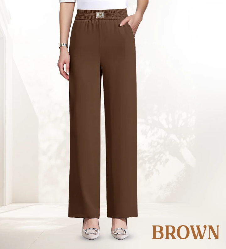 ⏳Nur für kurze Zeit: 50 % Rabatt⏰Perfekt fallende Stretch-Hose mit hoher Leibhöhe und elastischem Bund👖
