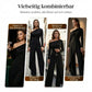 👗 Elegante Ein-Schulter-Jumpsuit für Damen – Weite Beine, Wickelrock-Design & Atmungsaktiv – Für Cocktailpartys & Hochzeiten