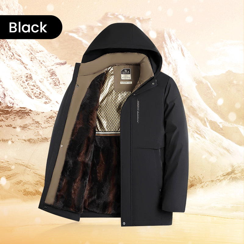 🔥Black-Friday-Mega-Angebot – 50 % Rabatt!🔥Isolierter Parka mit Kapuze für Herren