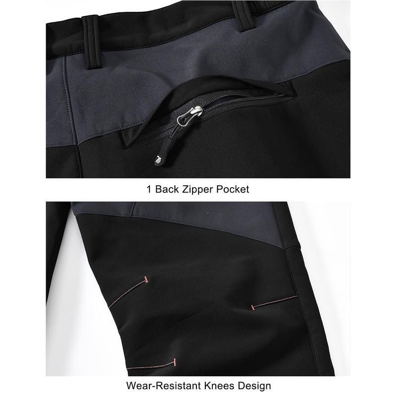 🏆 LETZTER TAG - 50% RABATT!! 🔥 Herren wasserdichte Winterhosen mit Fleece-Futter & Cargo-Taschen