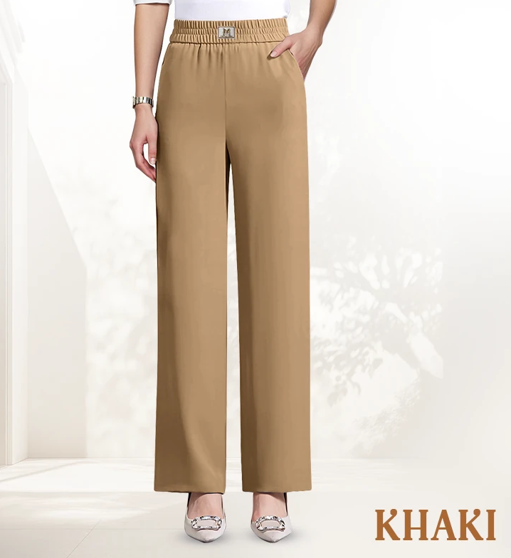 ⏳Nur für kurze Zeit: 50 % Rabatt⏰Perfekt fallende Stretch-Hose mit hoher Leibhöhe und elastischem Bund👖