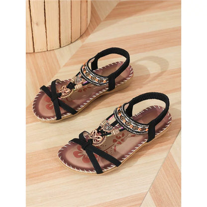 🔥 Sommer-Super-Sale: Jetzt 25€ sparen! 🌸2025 Trend-Sandalen im Boho-Chic