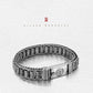 Tibetischer Mantra-Armband – Antikes Thai-Silber mit Drehzylinder, Unisex mit Karabinerverschluss ✨☸️