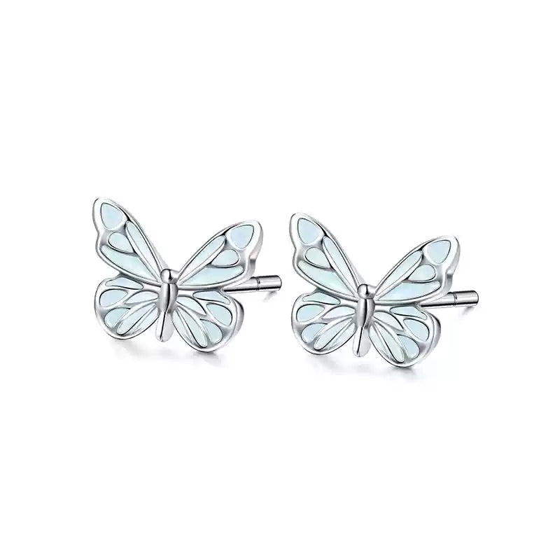 🦋Blaue Schmetterling-Halskette – Leuchtende Eleganz im Ins-Stil, zartes Design für den Alltag 💎✨