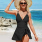 🎁2026 New Arrival✨Last Day Promotion 60% OFF🌟Deep V Knot Detail Skirted Swimsuit