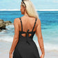 🎁2026 New Arrival✨Last Day Promotion 60% OFF🌟Deep V Knot Detail Skirted Swimsuit