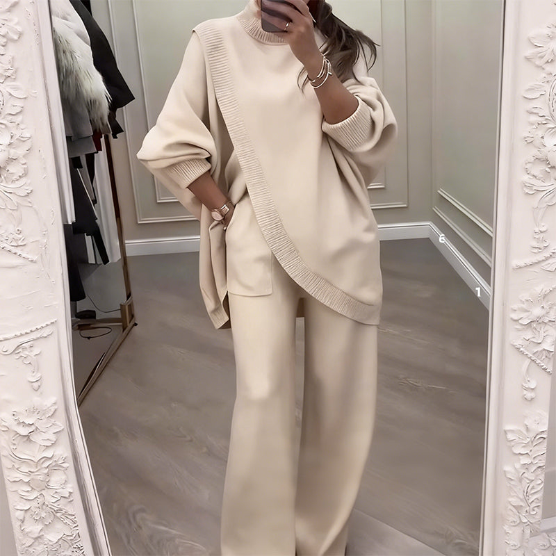 ⌛ Nur noch 3 Tage – 50 % auf alles! ⏰Damen Oversize-Pullover & Hose Set
