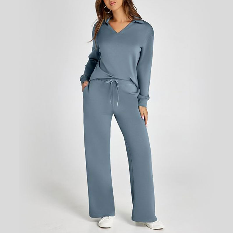 🎁Heißer Verkauf 50 % RABATT⏳ 2-teilige Outfits für Damen, lässige Langarm-Trainingsanzüge