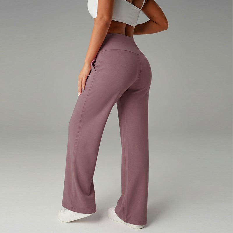 ⌛ Nur noch 3 Tage – 50 % auf alles! ⏰ 50.000+ VERKAUFT!💕 Damen-Unifarbene Weite Straight-Leg-Hose