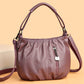 Damen Plissee-Handtasche aus weichem Material – Vielseitig tragbar als Hand-, Schulter- oder Umhängetasche 👜✨