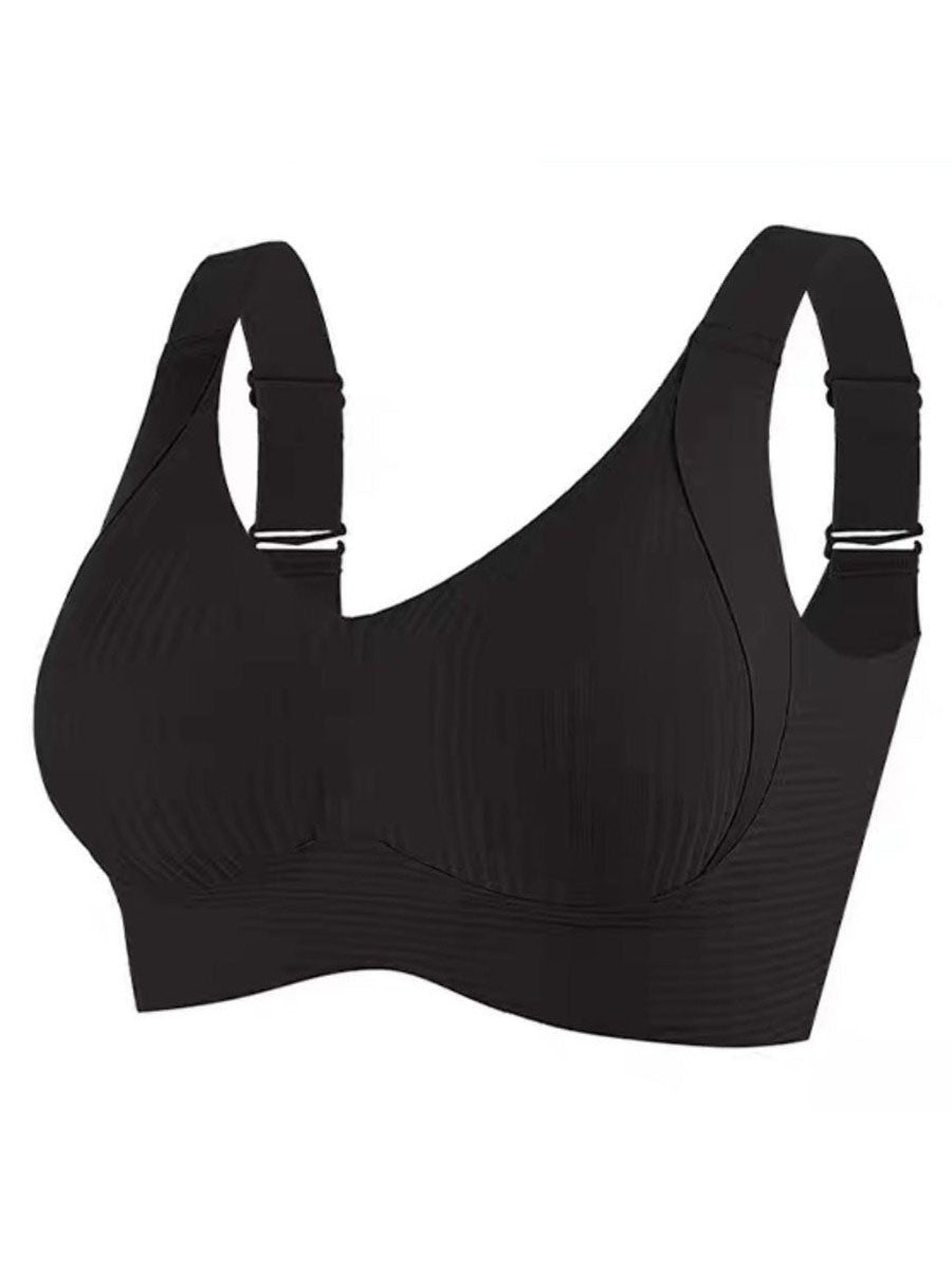 2-teiliges Set🎁 1 Kaufen, 1 Gratis 💕 Damen Rippenstrick Push-Up Verstellbarer Drahtloser BH