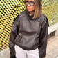 Modische Streetwear-Jacke aus Kunstleder – lässig & vielseitig kombinierbar 🧥✨
