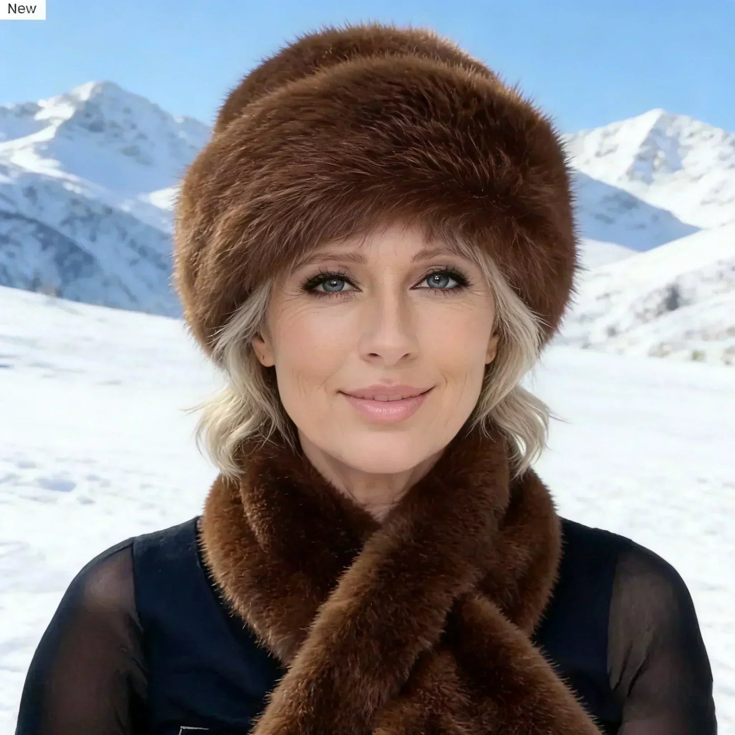 🧣👒Perfektes Set: Winterschal & Plüschmütze - Das Wärme-Duo für frostige Tage🎁