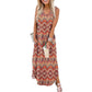 👗🌊 Damen Sommerkleid – Locker, Ärmellos, V-Ausschnitt mit Taschen, Ideal für Strand & Freizeit📦Kostenloser Versand🔥