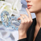 Full diamond navy blue ring