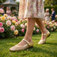 ✨👡 NEUHEIT 2026! Damen-Mules aus gewebtem Material mit eckiger Spitze & Mary-Jane-Verschluss 🌸💖🎀