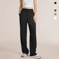 Fließende High-Waist Hose mit weitem Bein & Gürtel – Elegante, vielseitige Stoffhose 👖✨