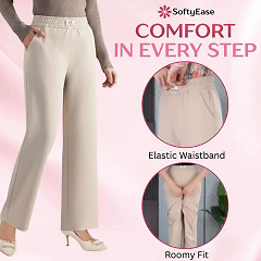 ⏳Nur für kurze Zeit: 50 % Rabatt⏰Perfekt fallende Stretch-Hose mit hoher Leibhöhe und elastischem Bund👖